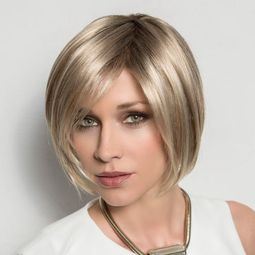 JUST NATURE Hair Topper by ELLEN WILLE in CHAMPAGNE MIX | Light Beige Blonde,  Medium Honey Blonde, and Platinum Blonde Blend