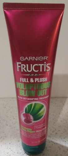 Garnier Fructis Full & Plush Voluptuous Blow Out Bodifying Treatment 5.1 oz New