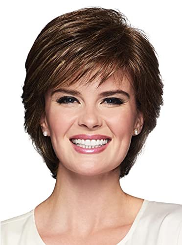 JOY Basic Cap HF Synthetic Wig by Eva Gabor, 3PC Bundle: Wig, 4oz Mara Ray Enric