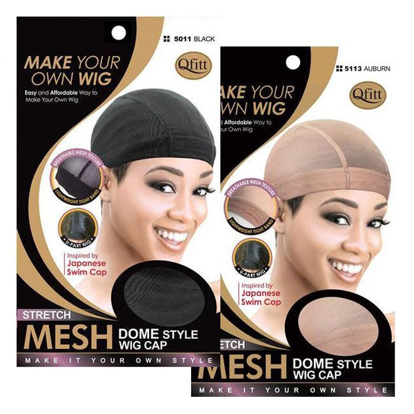 Qfitt Stretch Mesh Dome Style Wig Cap