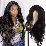 ALI GRACE 4x4 Lace Closure Wigs Straight Hair Virgin Human Hair Lace closure wigs for Black Women 150% Density Pre Plucked With Baby Hair Natural Color 18inch