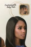 BOBBI BOSS UNPROCESSED HUMAN HAIR 360 LACE WIG MHLF417 DEJAH 4.5" LACE PART