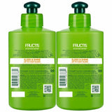 2 PACK GARNIER FRUCTIS INTENSELY SLEEK & SHINE SMOOTH LEAVE-IN CONDITIONING