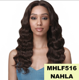 BOBBI BOSS MHLF516 NAHLA 13"X4" LaceFrontHAND TIED LACE UNPROCESSED HUMAN HAIR