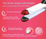 2 In 1 Ceramic Curler & Straightener Hot Hair Iron Curling