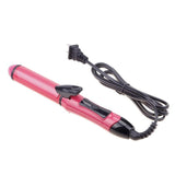 2 In 1 Ceramic Curler & Straightener Hot Hair Iron Curling