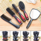 5pcs Hair Comb Set Hair Styling Tools Hairdressing Combs Set Mirror In Gift Box Professional Salon Products Brush