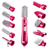 10 in 1 Multifunctional Professional 110/240V Styling Electric Hair Dryer Hair Blow Dryer Set Volume Styler Hair Styling Brush Comb , 3colors,4plugs