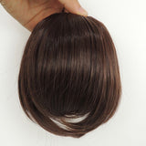 Woman Fringe Clip on Hairpiece Extensions Straight Clip in Front Hair Bang Fringe Hair Extension