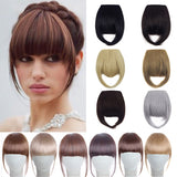 Woman Fringe Clip on Hairpiece Extensions Straight Clip in Front Hair Bang Fringe Hair Extension