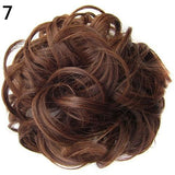 Creative Natural Women Wavy Curly Bun Synthetic Bun Hair Extension Chignon Hairpieces