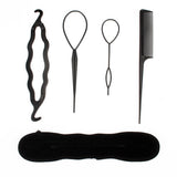 AIMEI Women Hair Accesories DIY Hair Styling Tools Set Magic Sponge Braider Hair Clip Hairpins Korean Dish Made Curler Tools