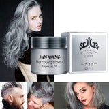 New Hair Color Wax Harajuku Style Styling Dye Molding Paste One-time Non-toxic DIY Temporary Hair Dye Wax