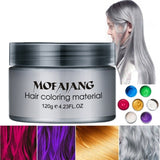 New Hair Color Wax Harajuku Style Styling Dye Molding Paste One-time Non-toxic DIY Temporary Hair Dye Wax