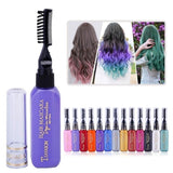 New Hair Color Wax Harajuku Style Styling Dye Molding Paste One-time Non-toxic DIY Temporary Hair Dye Wax