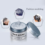 New Hair Color Wax Harajuku Style Styling Dye Molding Paste One-time Non-toxic DIY Temporary Hair Dye Wax