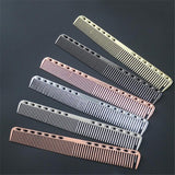 Hair Combs Stainless Steel Professional Salon Hair Hairdressing Anti-static Barbers Comb Hair Care