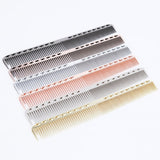 Hair Combs Stainless Steel Professional Salon Hair Hairdressing Anti-static Barbers Comb Hair Care