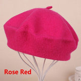 Fashion Warm Autumn French Winter Wool Beanie Beret Hat Cap for Women 10 Colors