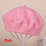 Fashion Warm Autumn French Winter Wool Beanie Beret Hat Cap for Women 10 Colors