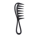 Women Wide Tooth Comb Shark Plastic Curly Hair Salon Hairdressing  Massage Comb