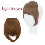 Hot New In Front Hair Bangs Pretty Girls Hair Extension Bangs Straight Wig Piece Clip on   Hair Extension