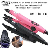 Professional Hair Extension Fusion Iron Keratin Bonding Tool Heat Connector