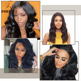 High Density 360 Lace Frontal Wig Human Remy Hair Wigs Swiss Lace Brazilian Body Wave Lace Front Wig For Black Woman