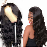 High Density 360 Lace Frontal Wig Human Remy Hair Wigs Swiss Lace Brazilian Body Wave Lace Front Wig For Black Woman