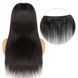 Straight Lace Front Human Hair Wigs For Black Woman Pre Plucked 150% Density 13x4 Lace Front Wig Brazilian Remy Hair Wigs