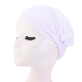 Turban Headband With Button Mask Holder Women Stretch Hairbands Sport Headbands Yoga Head Wrap Head Band Bandana Girls Hair Accessories