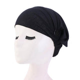 Turban Headband With Button Mask Holder Women Stretch Hairbands Sport Headbands Yoga Head Wrap Head Band Bandana Girls Hair Accessories