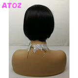 Short Bob Human Hair Wigs for Women Black Straight Bob Remy Brazilian Wig Daily Wear