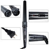 5-in-1 LCD Curling Iron Ceramic Wand Temperature Control Curler Tong Hair Styler