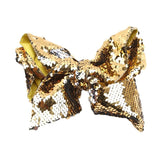 Girl Woman Hair Clips Double-sided Reversible Sequin Bow Hair Accessory