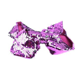 Girl Woman Hair Clips Double-sided Reversible Sequin Bow Hair Accessory