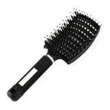 Women Bristle Nylon Hairbrush Scalp Massage Comb Detangle Hair Brush Salon Tool Curl Combs