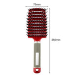 Women Bristle Nylon Hairbrush Scalp Massage Comb Detangle Hair Brush Salon Tool Curl Combs