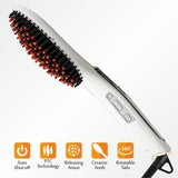 Hair Straightening Brush ION heating technology, Temperature Control