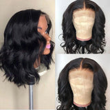 Short Bob Wig Lace Front Human Hair Wigs For Black Women Body Wave Lace Front Wig Pre Plucked Brazilian Hair Wigs With Baby Hair