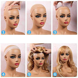 Non Slip Natural Silicone Grip Headband For Wig Nylon Wig Caps For Women Unisex Wig Bands Sports Yoga Lace Front Wig