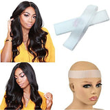 Non Slip Natural Silicone Grip Headband For Wig Nylon Wig Caps For Women Unisex Wig Bands Sports Yoga Lace Front Wig