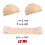 Non Slip Natural Silicone Grip Headband For Wig Nylon Wig Caps For Women Unisex Wig Bands Sports Yoga Lace Front Wig