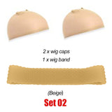 Non Slip Natural Silicone Grip Headband For Wig Nylon Wig Caps For Women Unisex Wig Bands Sports Yoga Lace Front Wig