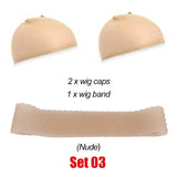 Non Slip Natural Silicone Grip Headband For Wig Nylon Wig Caps For Women Unisex Wig Bands Sports Yoga Lace Front Wig