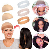 Non Slip Natural Silicone Grip Headband For Wig Nylon Wig Caps For Women Unisex Wig Bands Sports Yoga Lace Front Wig