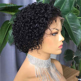 Box Braids Bob Hair with Bangs Braided Wigs for African Women