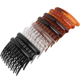 Hair Combs - Plastic Teeth Tortoise Side Comb Hair Accessories，Hair Combs for Women Girl Hair Clips，12 Pieces