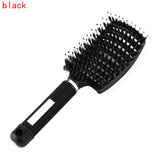 Women Hair Scalp Massage Comb Bristle & Nylon Hairbrush Curly Detangle Hair Brush for Salon Hairdressing Styling Tools