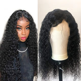 ALI GRACE 4x4 Lace Closure Wigs Straight Hair Virgin Human Hair Lace closure wigs for Black Women 150% Density Pre Plucked With Baby Hair Natural Color 18inch